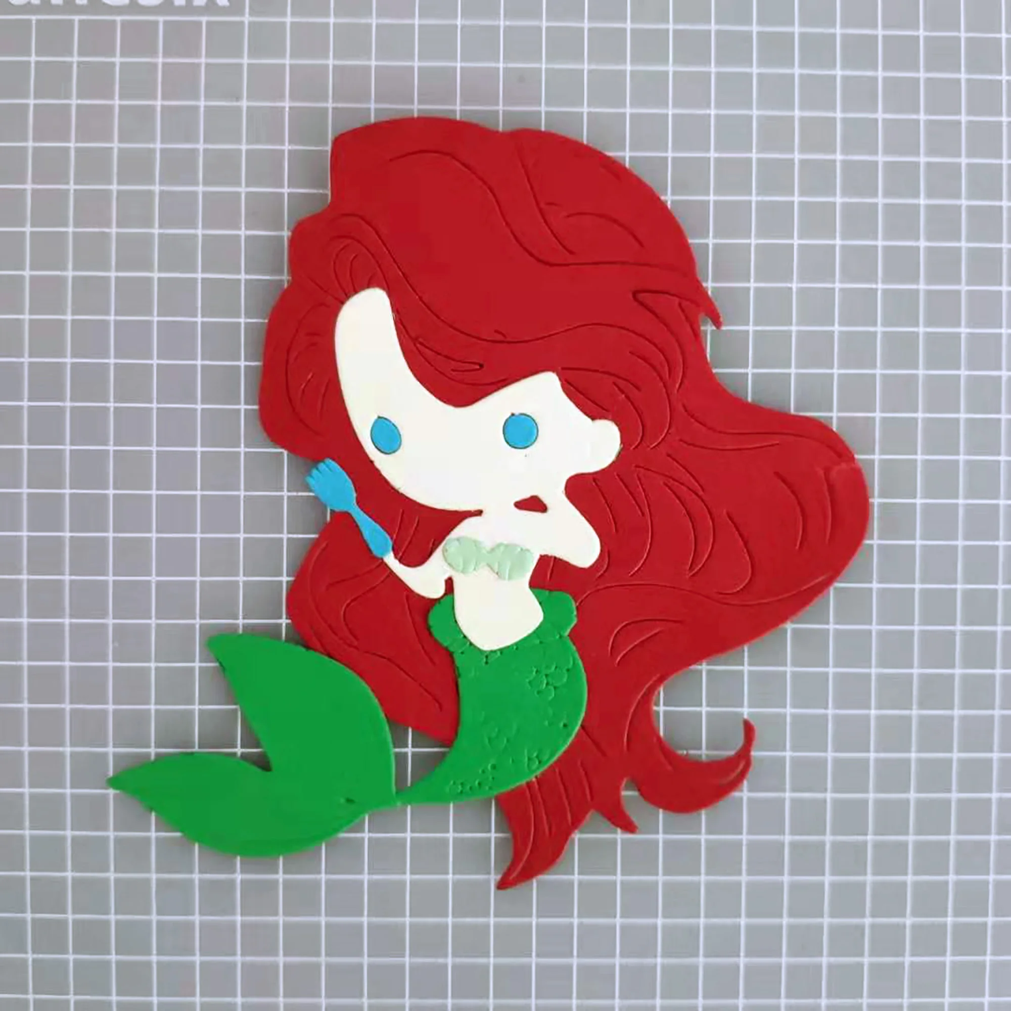 Новая кукла с большими волосами для девочек металлические режущие штампы милые