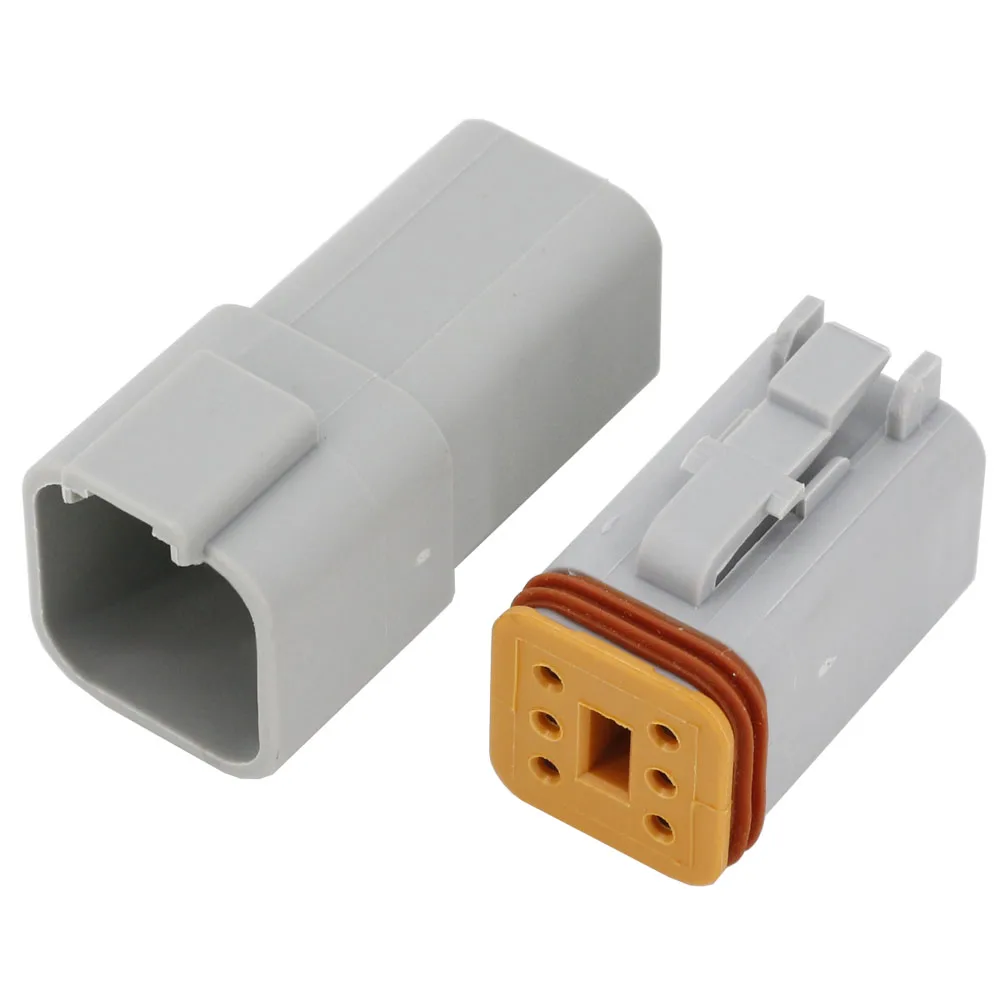5 комплектов 6 Pin DJ3061Y 1.6 11/21 DT разъемы DT04 6P DT06 6S автомобильный водонепроницаемый