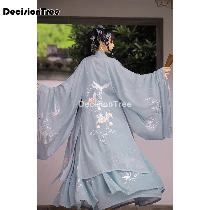 2021 в китайском стиле ханьфу оптовая продажа Элегантное зимнее пальто костюм феи