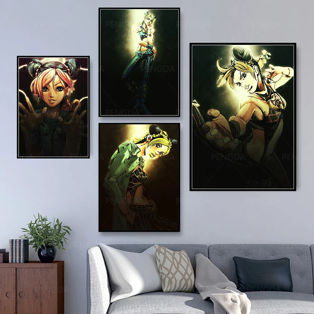 Декор для дома винтажная Картина на холсте невероятный Джоджо S настенный