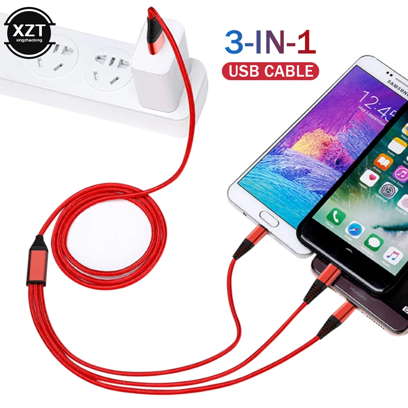 2 в 1 USB-кабель для быстрой зарядки и передачи данных | Компьютеры офис