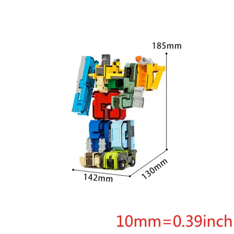 

C5AF 10 шт. прохладный номер робот-трансформер с 3D военная техника модели Jigsaw пластиковые головоломки для детей развивающие игрушки Детский по...