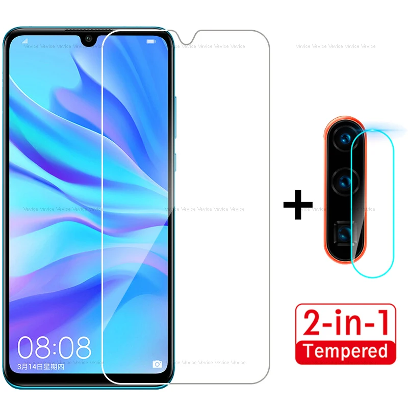 2 в 1 Защитное стекло для Huawei Honor 8X 8C P30 P20 Lite Mate 20 20x10 Pro защита объектива камеры и