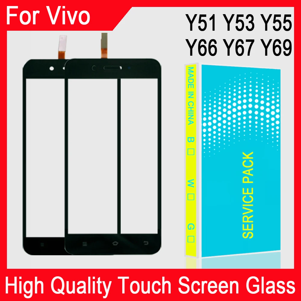 

Original Touch Screen For Vivo Y51 Y53 Y55 Y66 Y67 Touch Screen Digitizer Front Glass Panel Sensor No LCD
