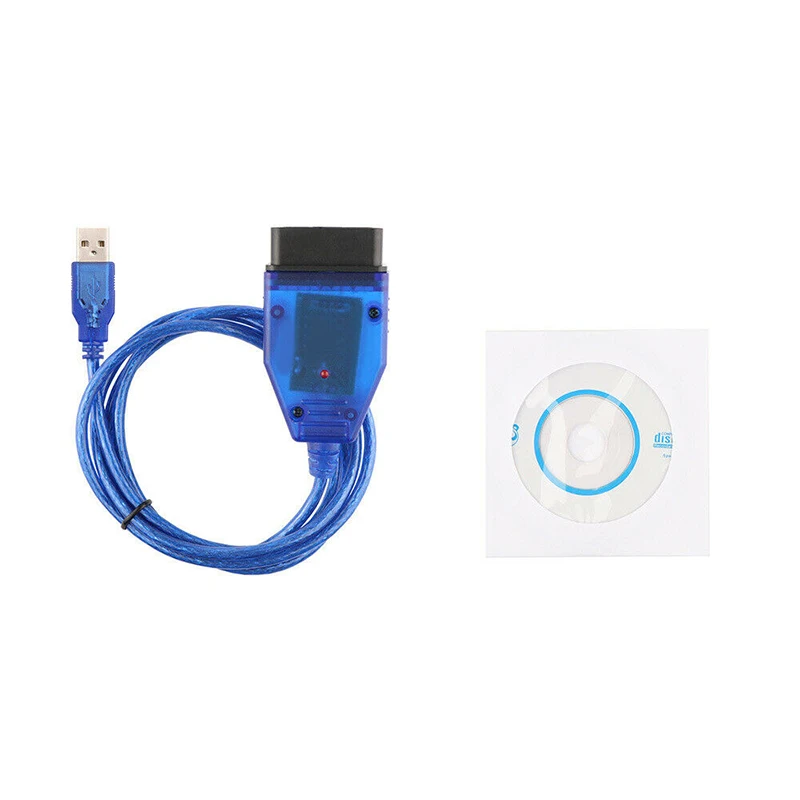 

Black/Blue VAG-COM 409.1 Vag Com 409Com Vag 409.1 Kkl OBD2 USB Diagnostic Cable Scanner Interface for VW Audi Seat Volkswagen