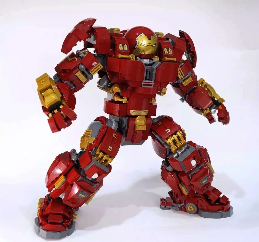 1527 шт новая распродажа серия Enlighten Marvel Movie Avengers Халк Бастер Модель Строительный