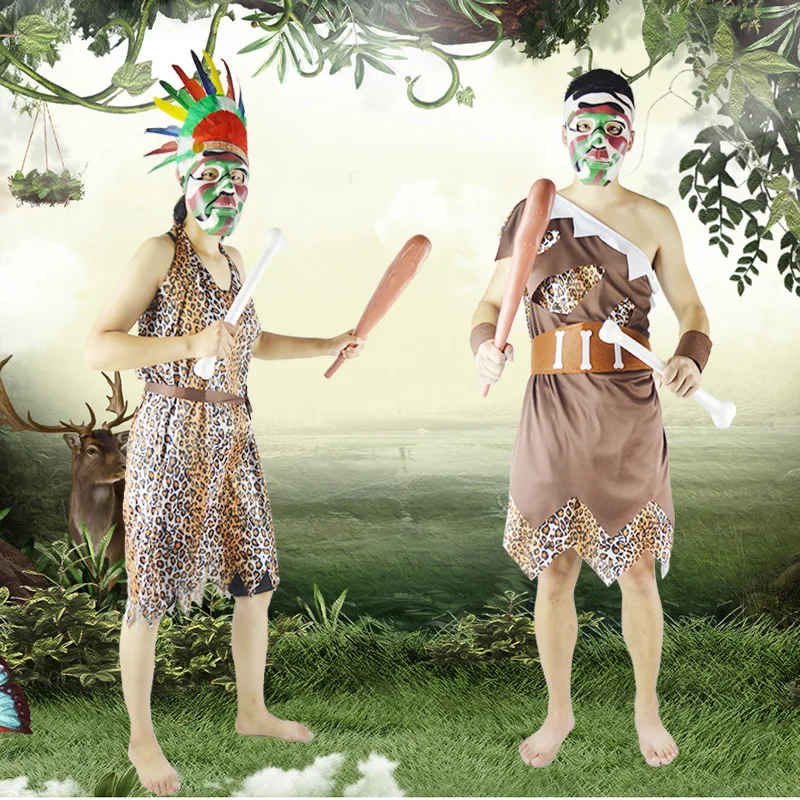 2021 Hot Role-playing Fancy Adult Fashion Halloween Cosplay Indians Carnival Party Hunter Clothing Supplies Performance Props | Дом и сад
