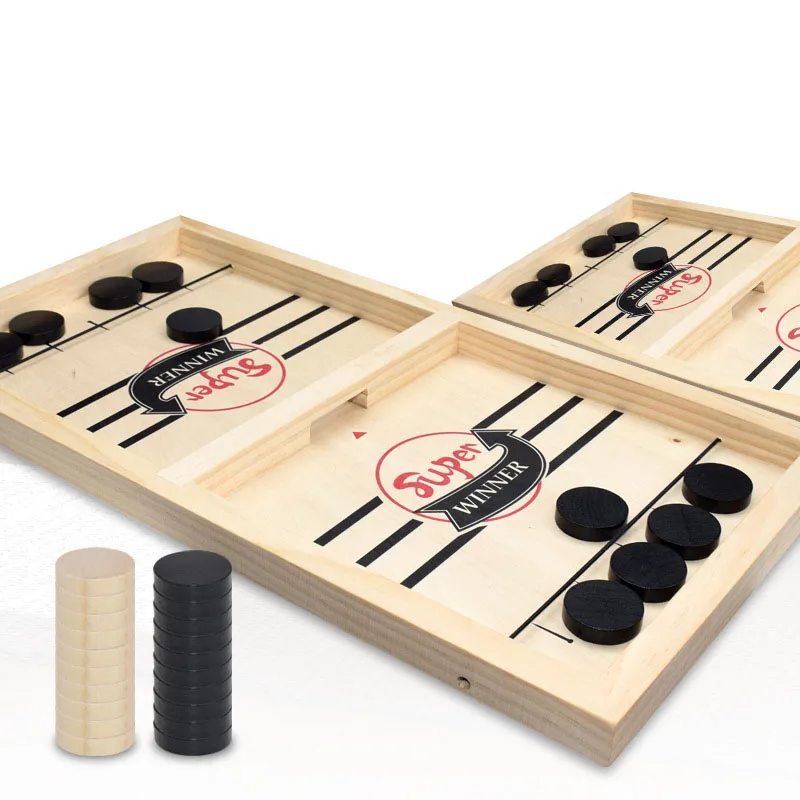 Fast Hockey Sling Puck Game Paced Sling Puck Winner Fun Toys Board-Game Party Game Toys For Adult Child Family