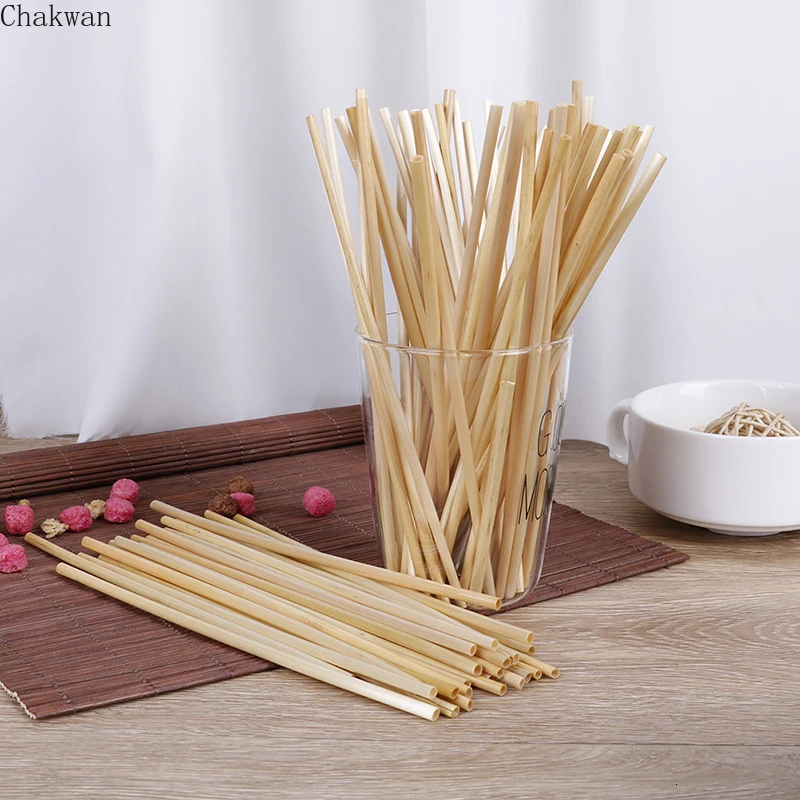 Одноразовая Пшеничная солома 100 шт./компл. 20 см экологически чистые