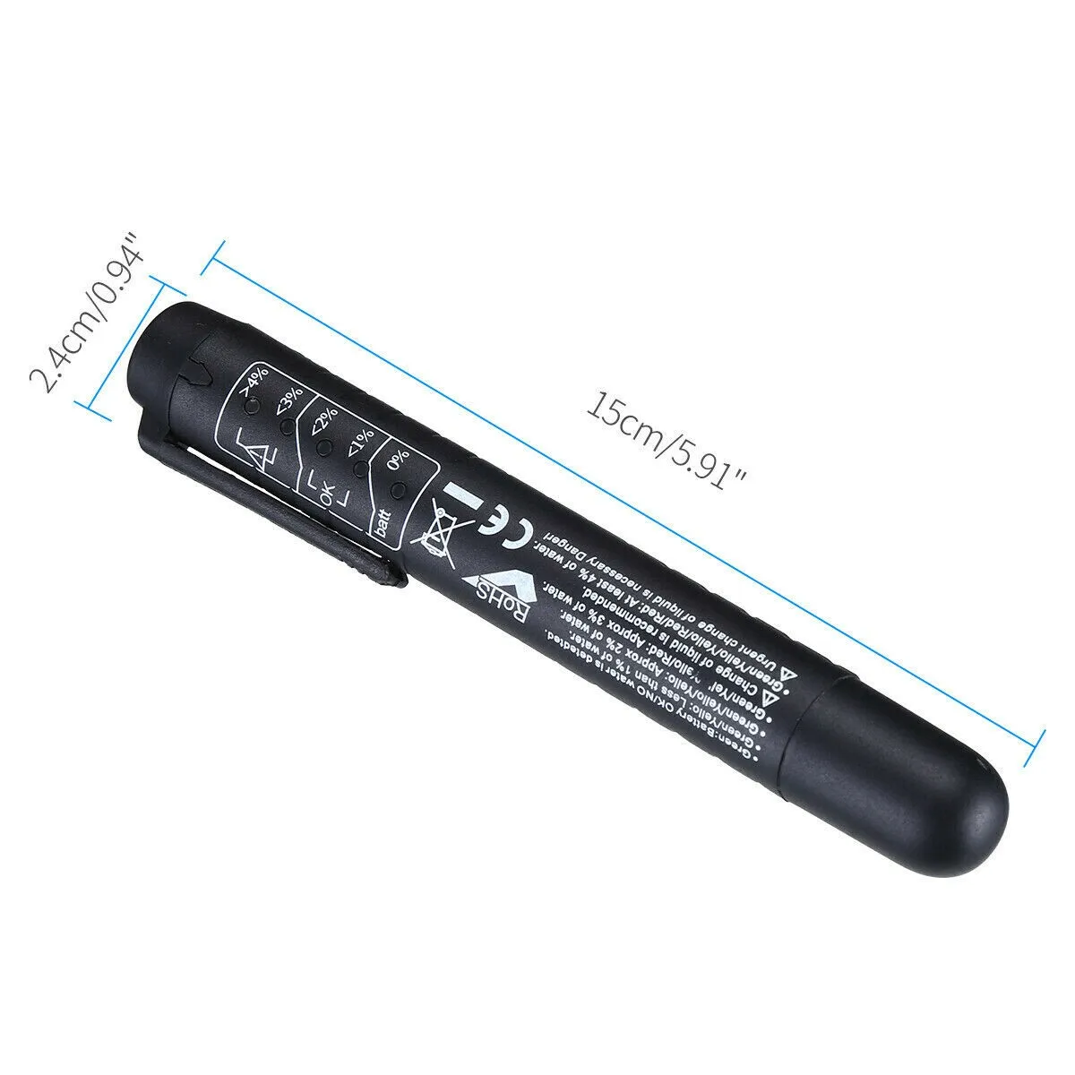 

Accessory Brake Fluid Tester Car DC 12V Electronic For DOT3 / DOT4 LED