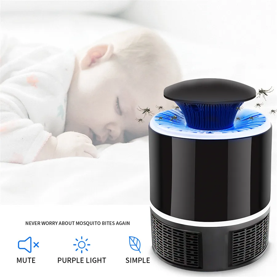 USB mosquito killer lamp/ anti trap electric lamp home LED bug zapper mosquitos insect |