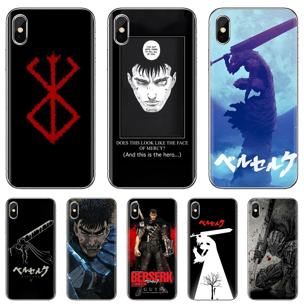 Для Samsung Galaxy A10 A40 A50 A70 A3 A5 A7 A9 A8 A6 Plus 2018 2015 2016 2017 плакат Berserk декоративный аниме