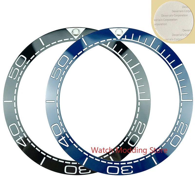 HQ 38 мм черная/синяя/белая печать керамическая рамка вставка для Sea master skx007/009