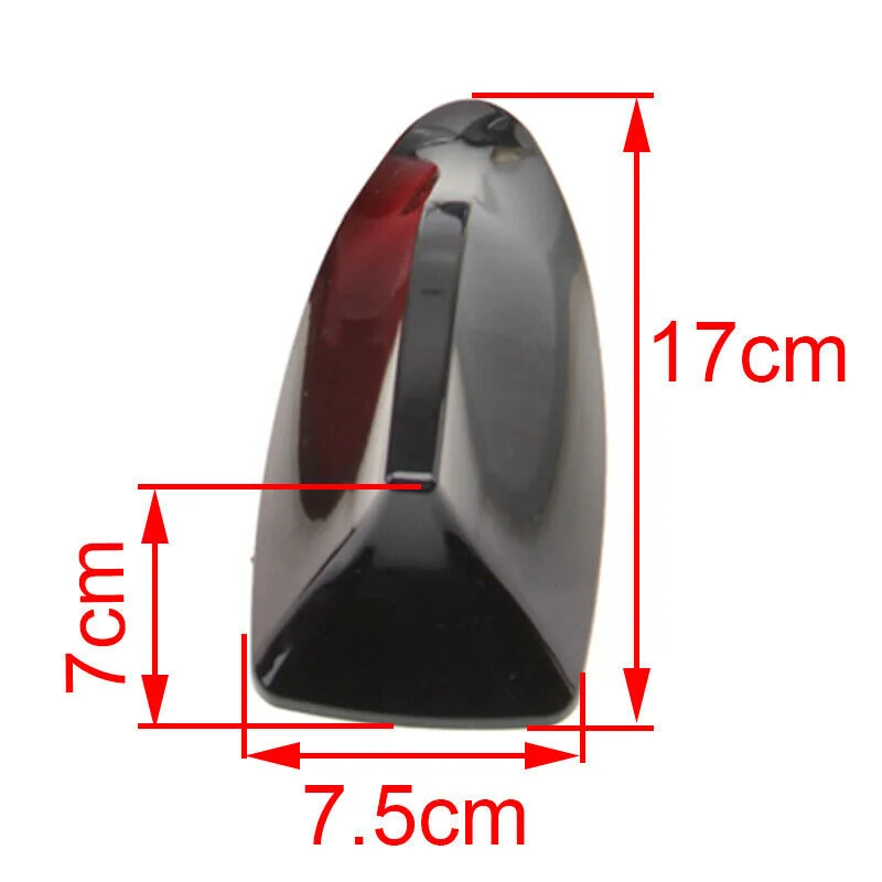 Черный Универсальный автомобильный плавник акулы на крыше антенна радио FM/AM
