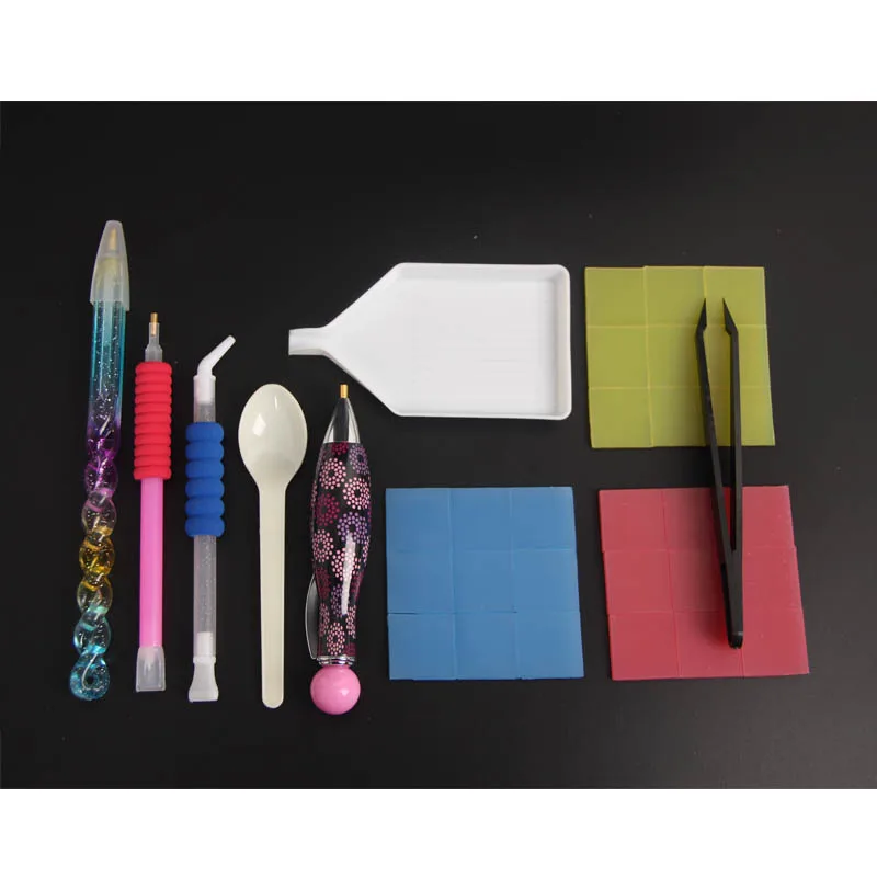 Новый большой контейнер с 48 отделениями для хранения материалов для алмазной живописи и рукоделия: клей для мозаики, ручка, глиняная плитка, наборы для вышивания крестиком.