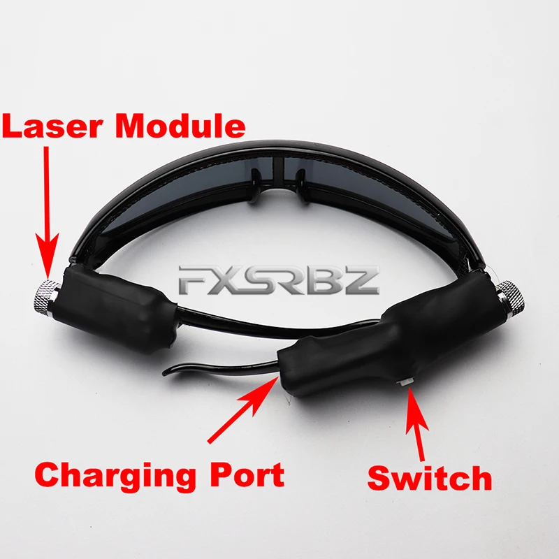 Новинка 2020 года. Зеленый светодиодный лазерный очки с несколькими лучами.