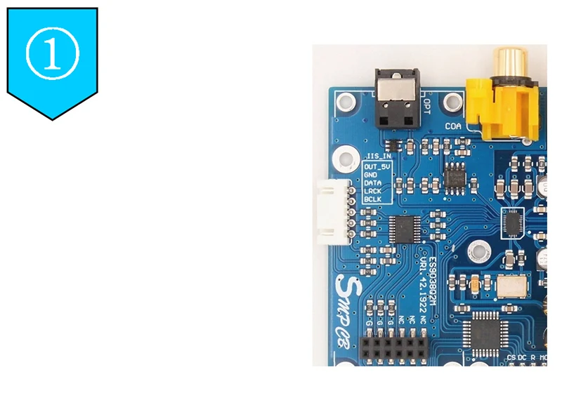 ES9038Q2M ES9038 Q2M ies DSD оптический коаксиальный IIS/DSD DOP 384 кГц входной декодер DAC выход для наушников аудио Плата усилителя