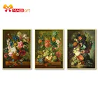 вышивка крестом наборы рукоделие, 11CT Водорастворимая Ткань, 14CT Европейский фруктовый масляный Набор для вышивки крестиком, с маслом, в виде фруктов