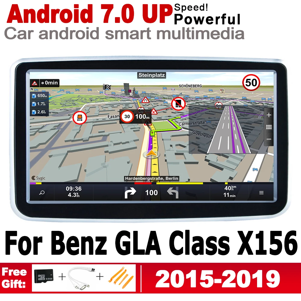 IPS Android автомобильный мультимедийный плеер gps навигация для Mercedes Benz GLA Class X156 2015 ~ 2019