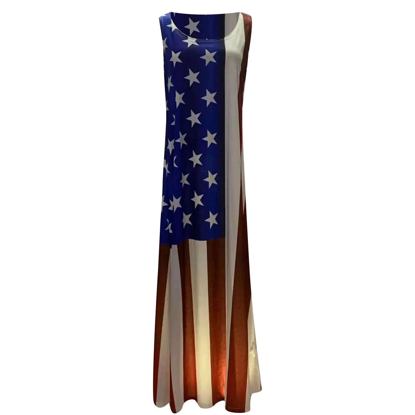 

2021 Fashion Summer Boho Loose Casual Beach Dress Robe Sleeveless O-neck Vintage Print Dress Women Cotton Long Dress Plus Size