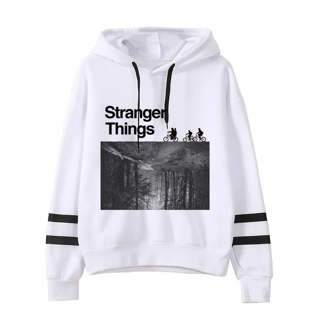 model 16 Stranger Things Hoodie Woman Hooded Hoodies Kpop Sweatshirts Kawaii Korean Oversized Harajuku Hip Hop Hoodie Sweatshirt Men - Цвет: model 16