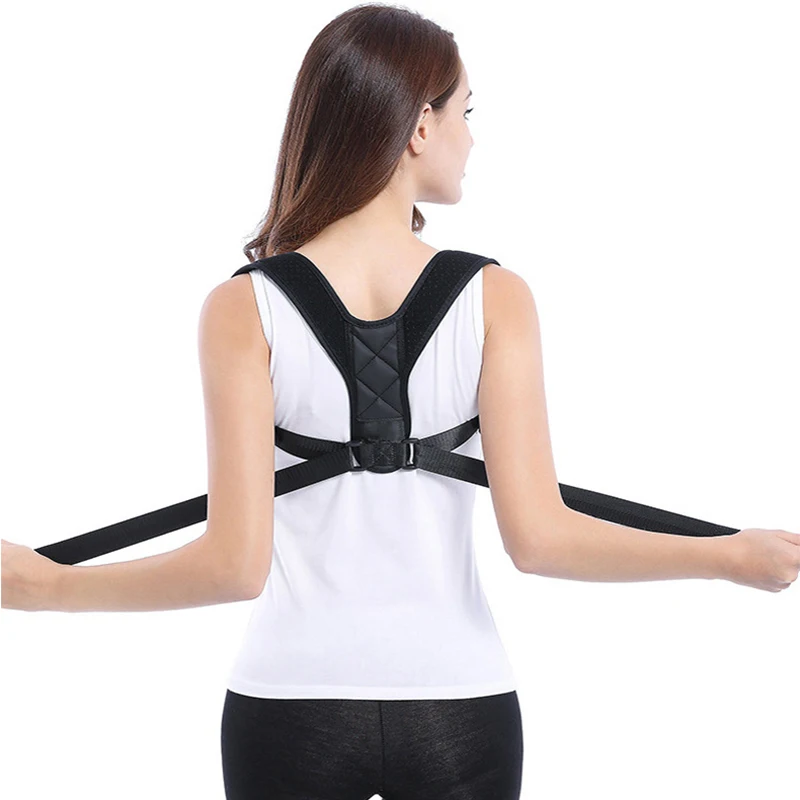 

Adjustable Support Belt Posture Corrector, Brace, Female, Male, Clavicle, Lumbar Spine And Shoulder Correction Posture