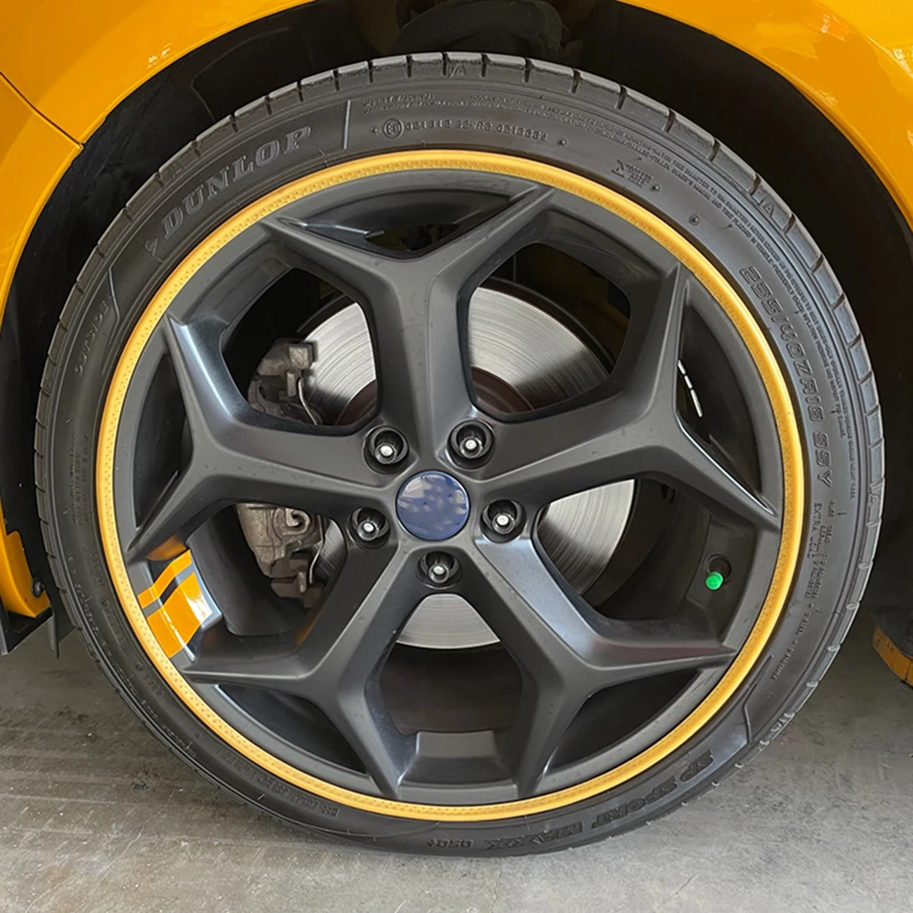 6 шт. светоотражающие виниловые наклейки на обод колеса автомобиля | Автомобили и