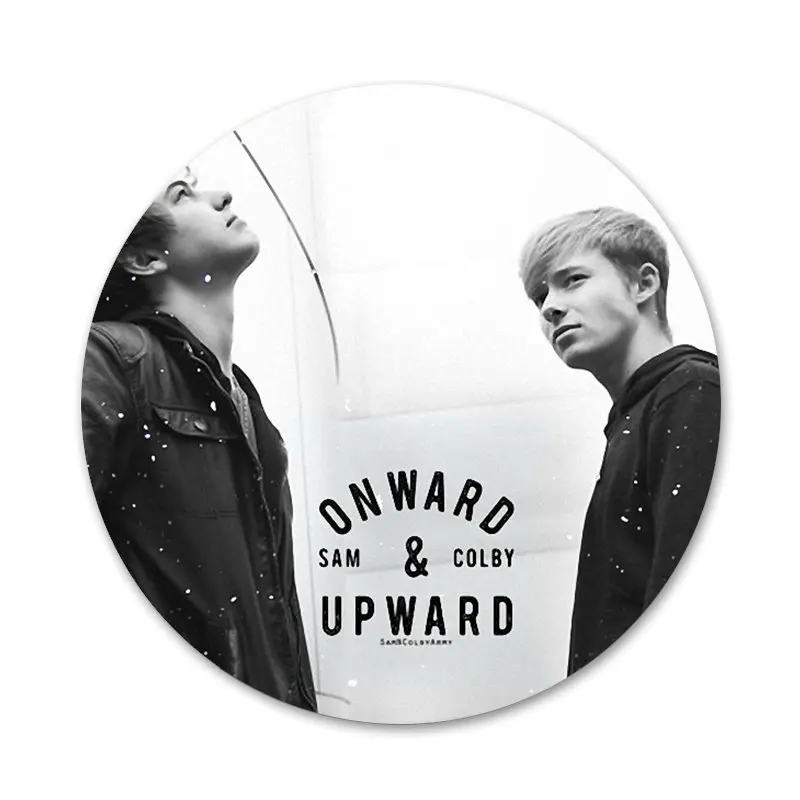 58 мм Sam и Colby значок брошь заколка аксессуары для одежды рюкзак украшения