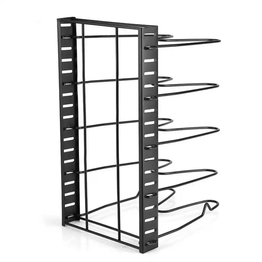 

Dish Drying Rack Multi-Tiers Pot Frying Pan Lid Storage Rack Organizer Kitchen Cookware Stand Holder Sink Pot Organizer