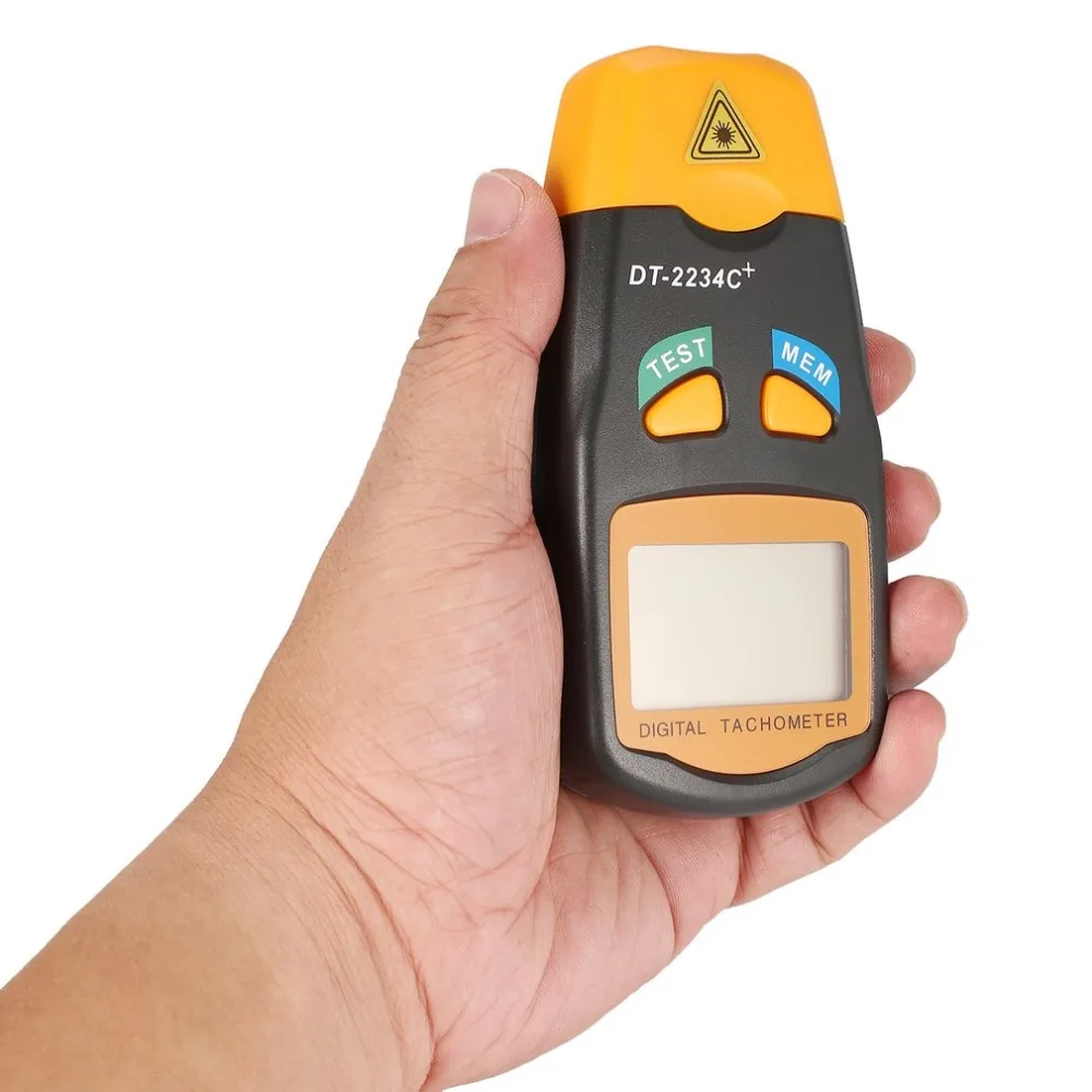 Портативный лазерный тахометр DT2234C + цифровой мини-тахометр с ЖК-дисплеем 2 5-99999