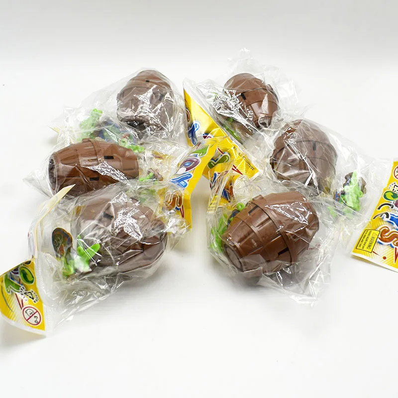 

New fun pirate bucket thrust sword catapult little monster pirate bucket surprise toy