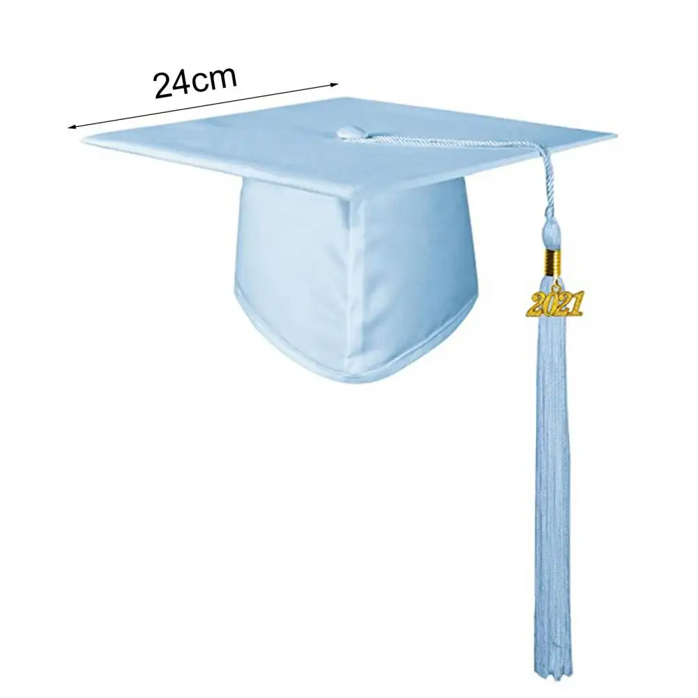 

Graduation Hat Unisex Decorative Polyester Adult Graduation Tassel Cap for Bachelor School Parties Graduation Hat Wholesale