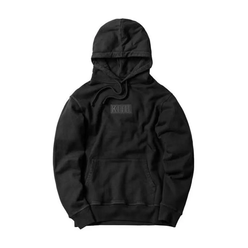 100%COTTON hoodie, women's hooded Men's and of high quality, thick, red, pink, kith, casual, loose hoodie, pullover