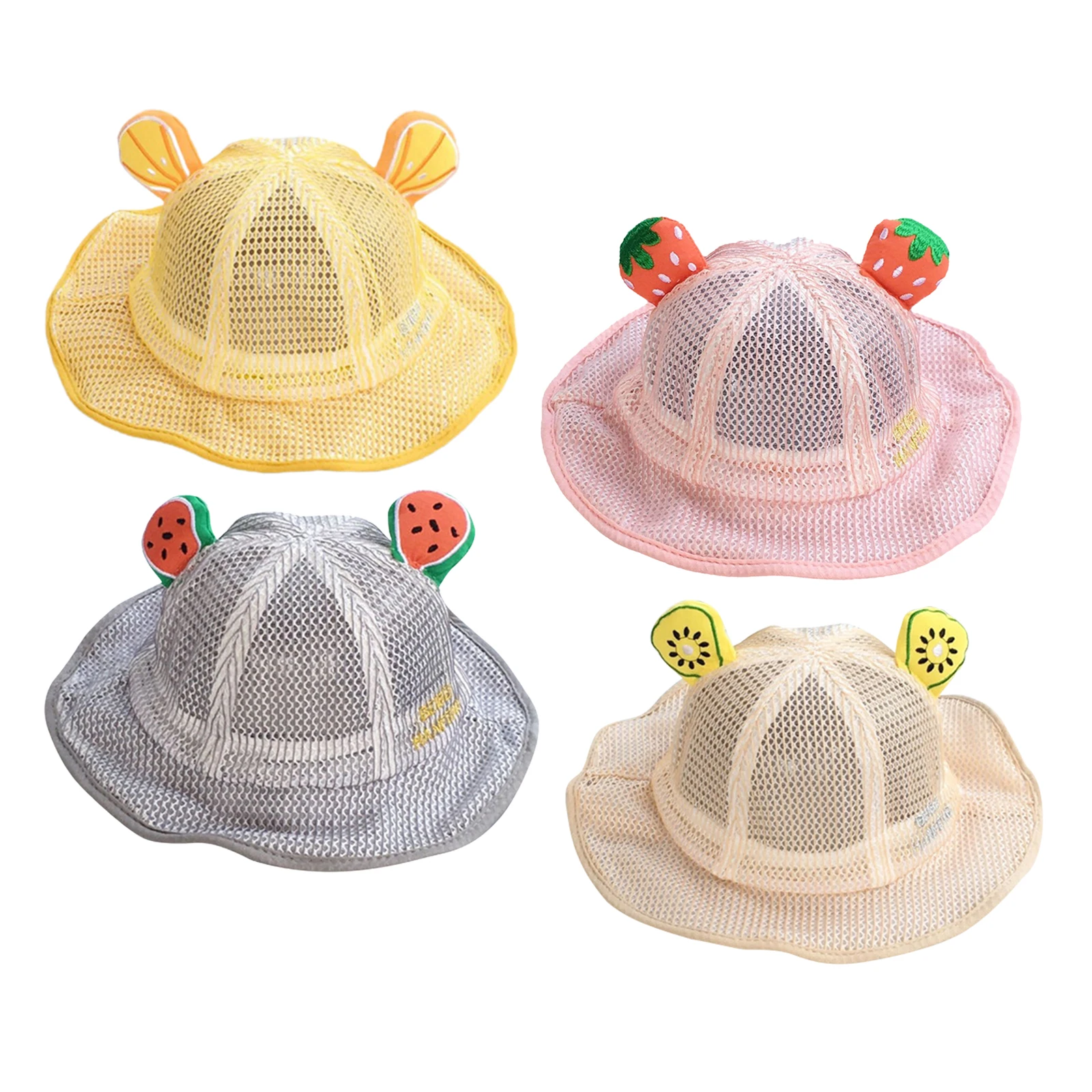 

Outdoor Baby Toddler Sun Hat Bucket Hat with Wide Brim Kids Caps Summer