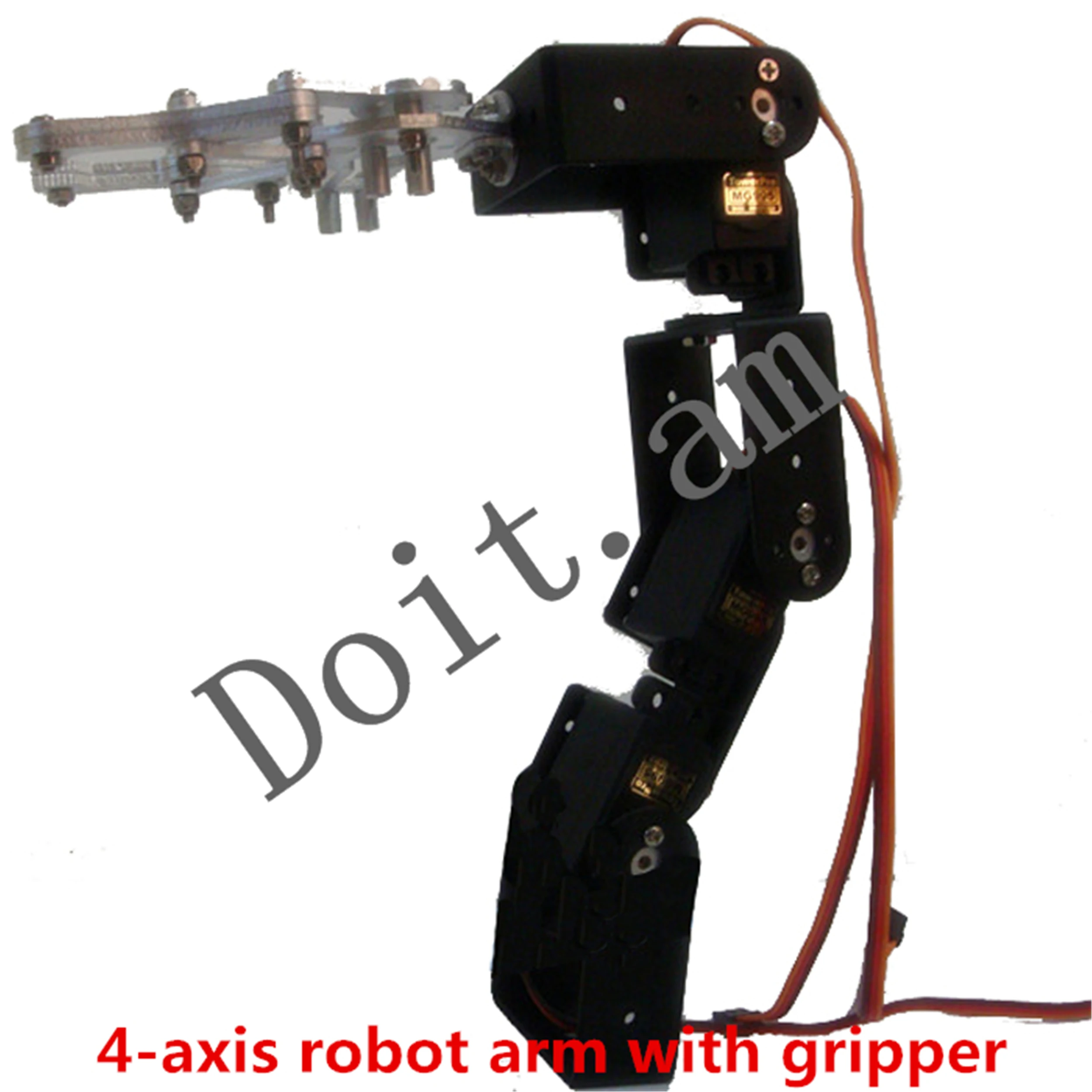 4 осевой металлический робот рычаг с захватом набор Экстра длинных осевых