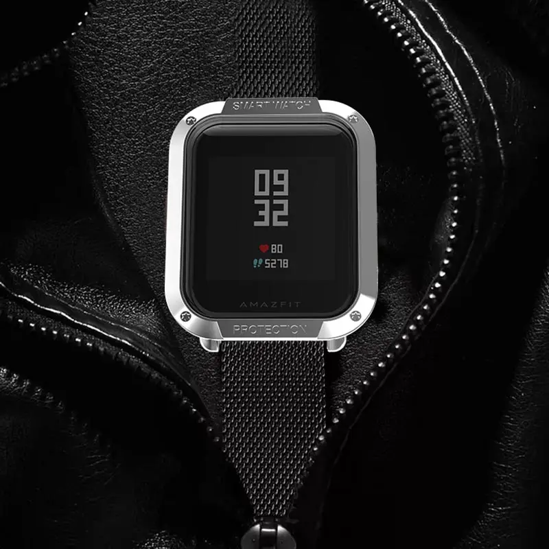 Многоцветный PC покрытие протектор для часов для Huami Amazfit Bip Молодежные часы чехол смарт-спорт крышка Замена аксессуары