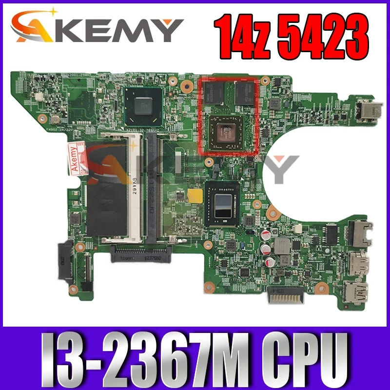 100% рабочая для Dell Inspiron 14z 5423 материнская плата CN-0KFT53 0KFT53 KFT53 11289-1 I3-2367M с графическим