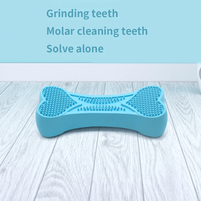 Зубная щетка для домашних животных силиконовая Массажная паста жевания костей