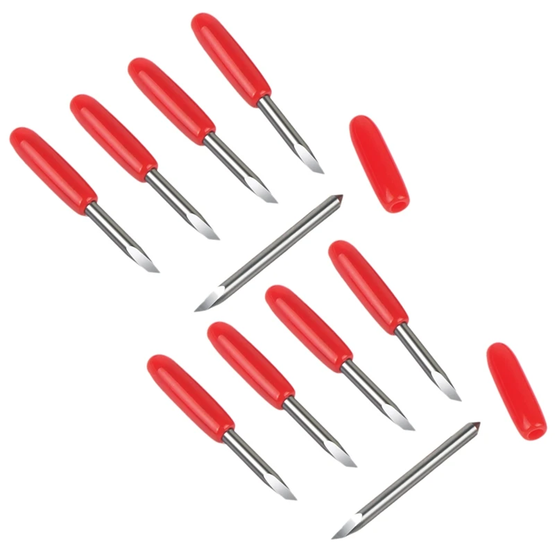 

10Pcs 45 Degree Cutting Replacement Blades for Cricut Explore Air/Air 2 Maker Expression Vinyl Cutting Machines