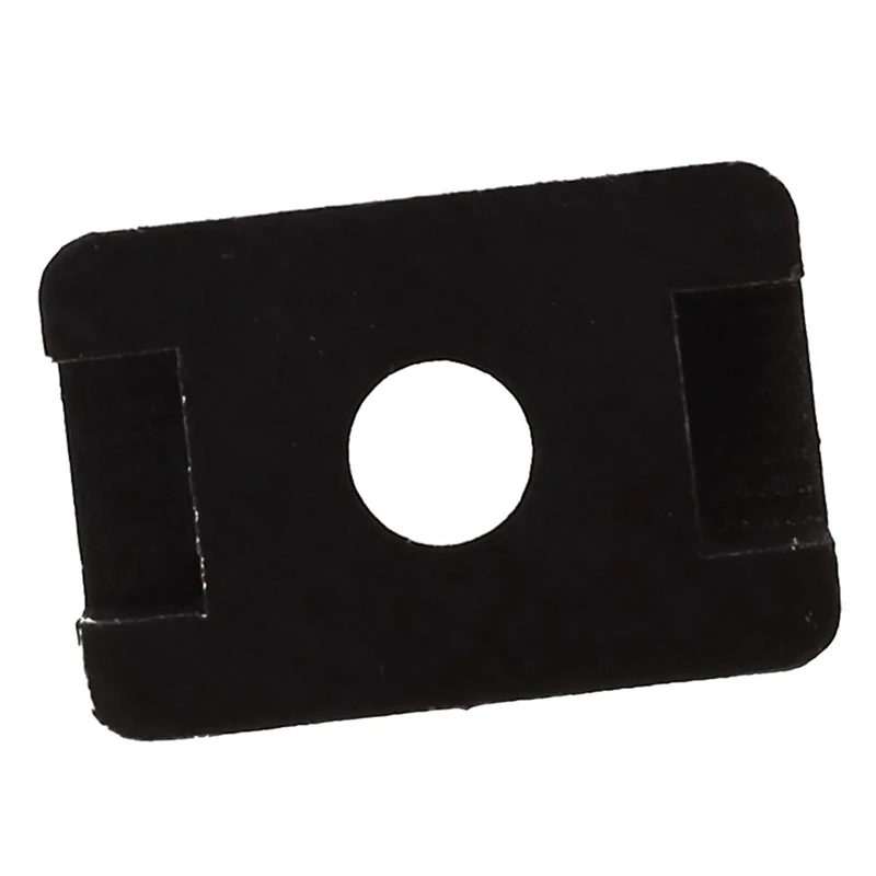 100 шт. черный 9 мм крепление для кабеля тип седла пластик и торкс винты