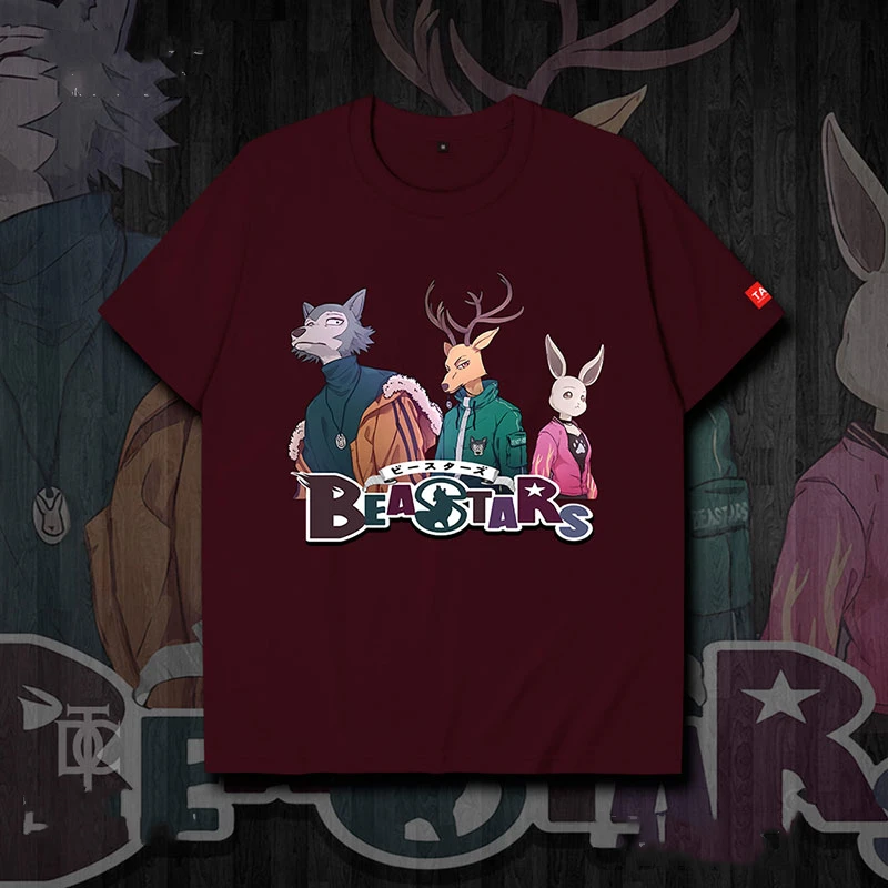 Унисекс аниме BEASTARS Legoshi Haru Louis мультфильм смешные короткие фотообои для женщин