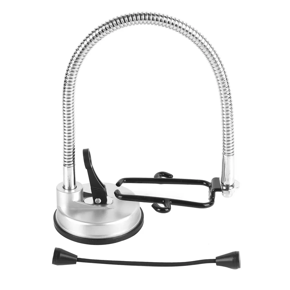 Hands Free Hair Dryer Holder 360 Degrees Rotation Flexible Hairdryer Organizing Stand Rack with Suction Cup |