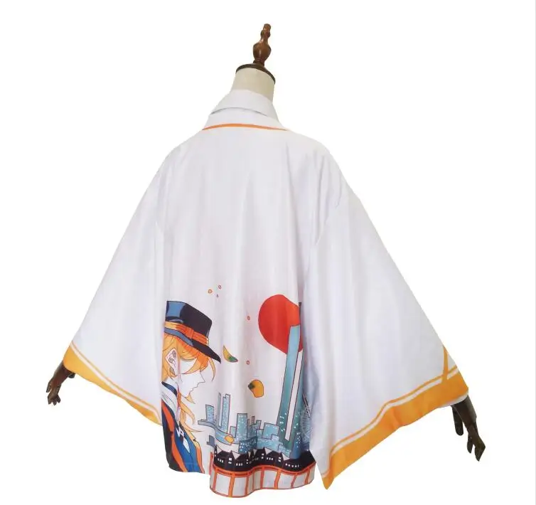 

Anime Bungo Stray Dogs Chuya Nakahara Cosplay Costume Kimono Haori Halloween Costumes for Kids Adult Custom Made Any Size