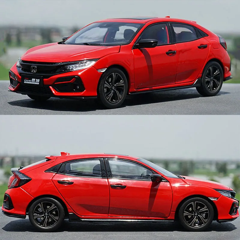 

Масштаб 1:18, 2020, модель автомобиля Honda Civic из сплава, металлическая фотосессия, коллекционный подарок, сувенир для демонстрации
