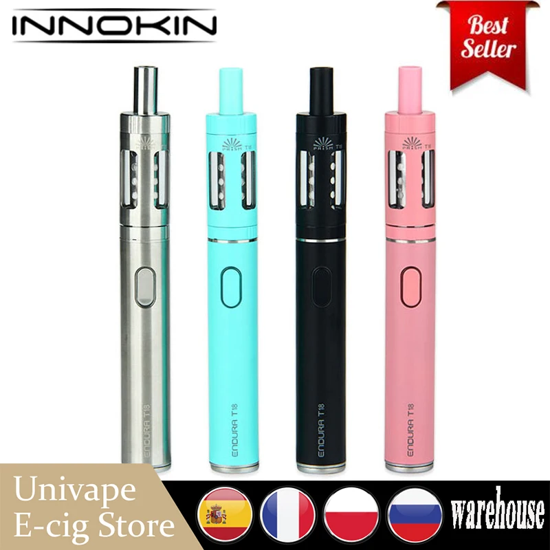 Горячая Распродажа оригинальный 1000 мАч Innokin Endura T18 Vape комплект с 2 5 мл Prism бак и