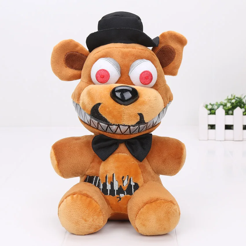 Five Nights At Freddy's FNAF Golden Freddy foxy Bonnie Chica Sister Location stuffed doll cupcake Fazbear plush toys | Игрушки и