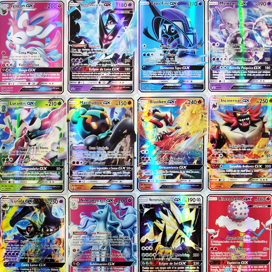Cartas de Pok&eacute;mon en espa&ntilde;ol del equipo TAG GX Vmax, juego de cartas de energ&iacute;a de entrenador, juego de cartas de espa&ntilde;ol, juguete para ni&ntilde;os 2021-1