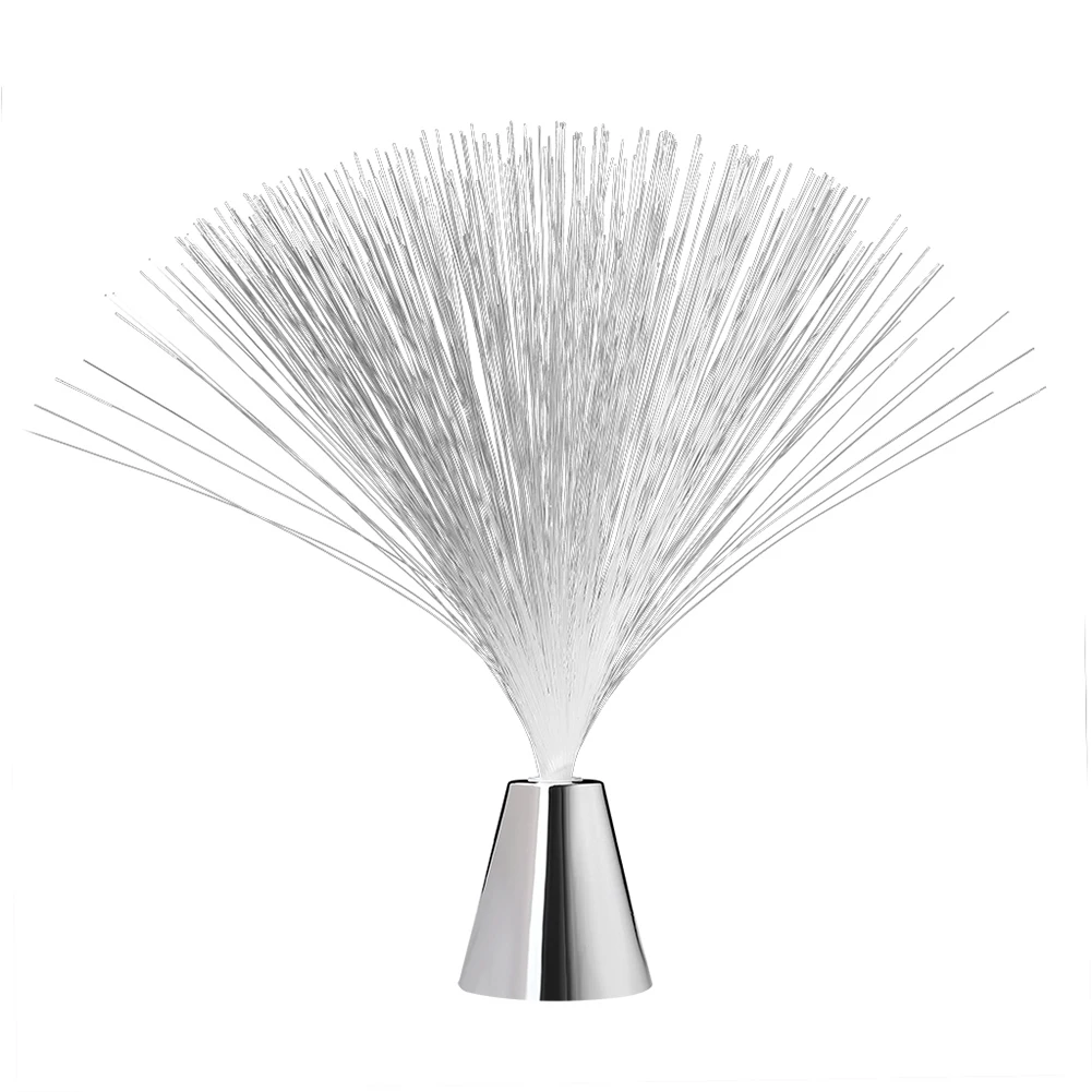 Цветной СВЕТОДИОДНЫЙ светильник из оптического волокна с цветком в форме