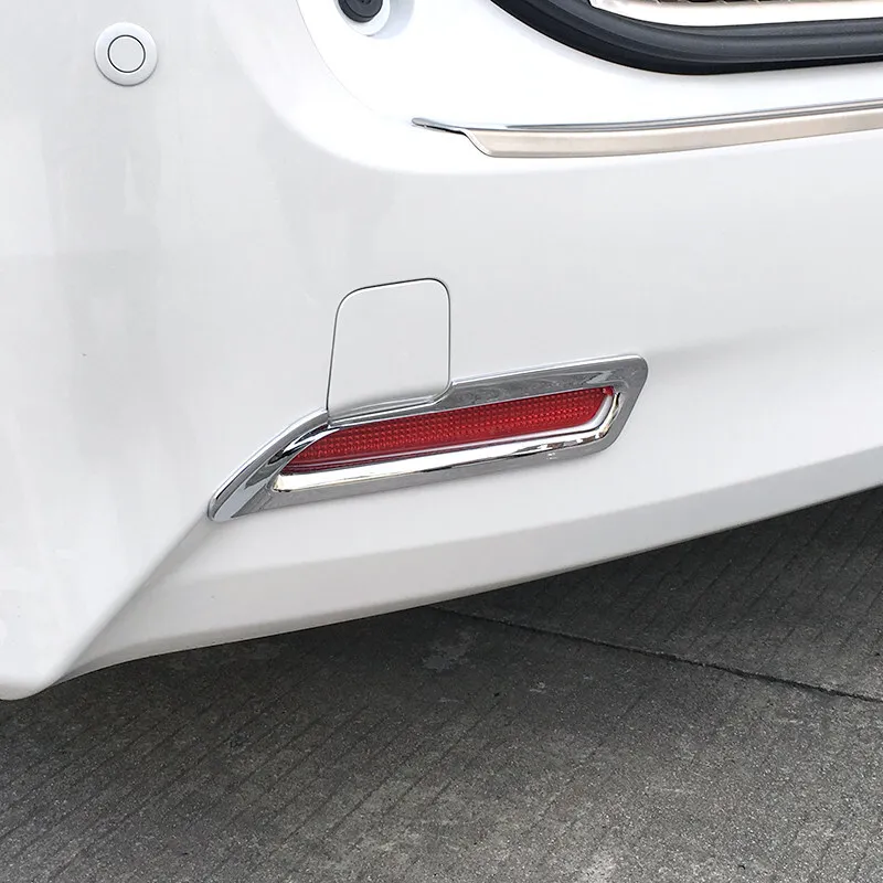 

ABS Plastic For Toyota Alphard 2016 2017 2018 car styling auto accessories Car rear fog lampshade Cover Trim
