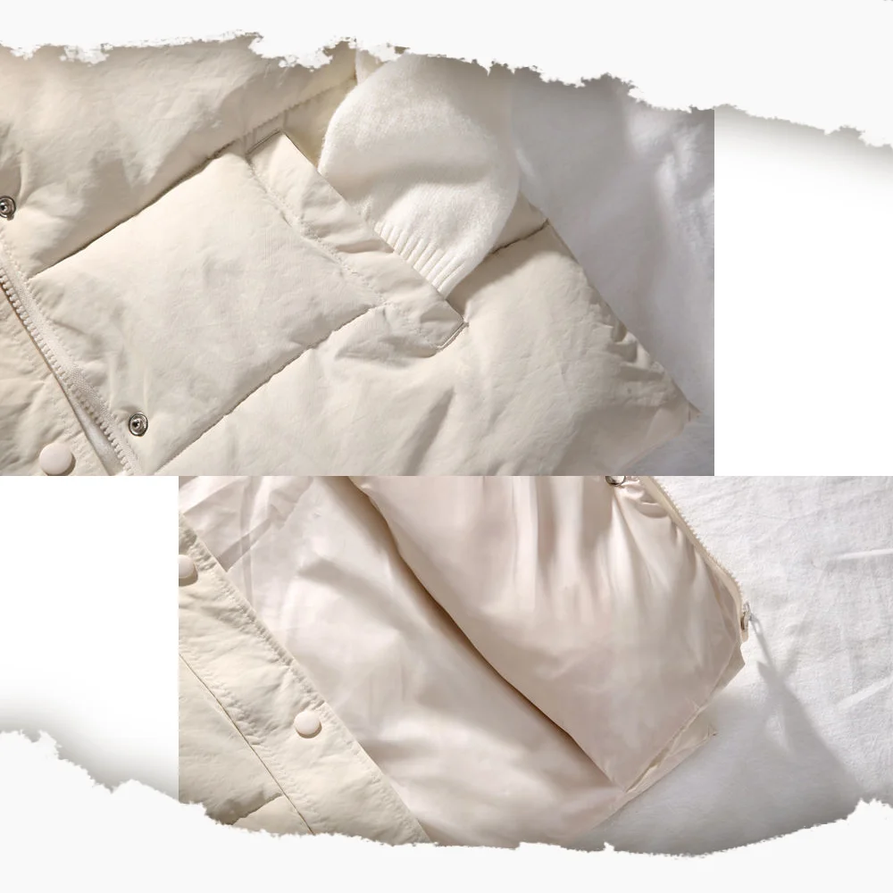 

Sleeveless Vest Female 2021 Winter Youth Korean Solid Color Cotton Loose Wild Vest